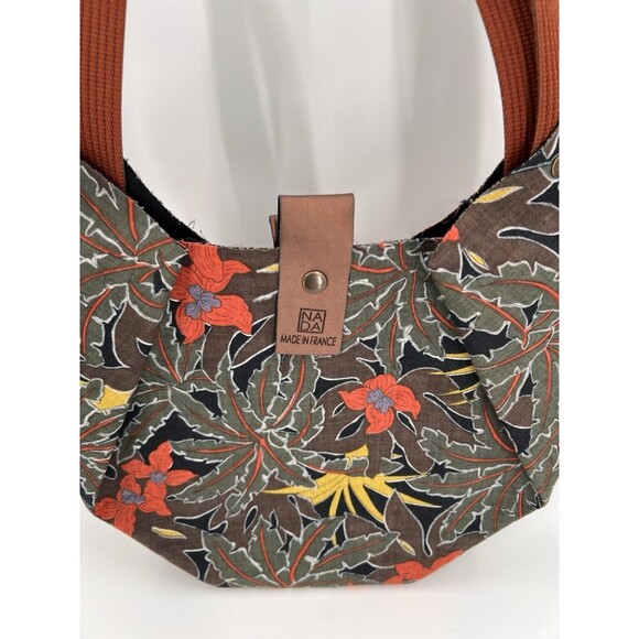 NADA ORIGAMI MADE IN FRANCE FLORAL PURSE DOUBLE HANDLE EASY USE & EFFORTLESS - Picture 3 of 11